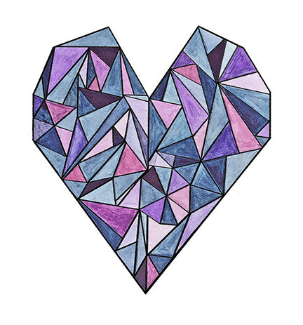Doodle 46/365 - Geometric Heart v.3