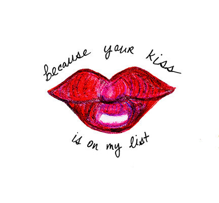 Doodle 33/365 - Because your kiss is on my list