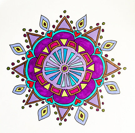 Doodle 31/365 - Mandala: Love is All Around