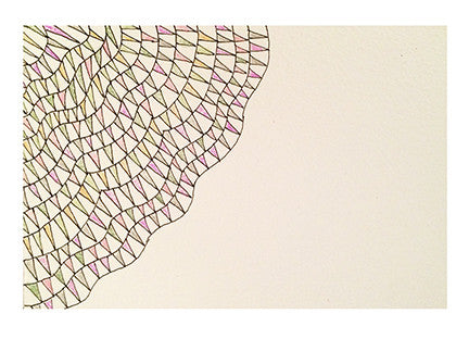 Doodle 39/365 - Drawing on postcard