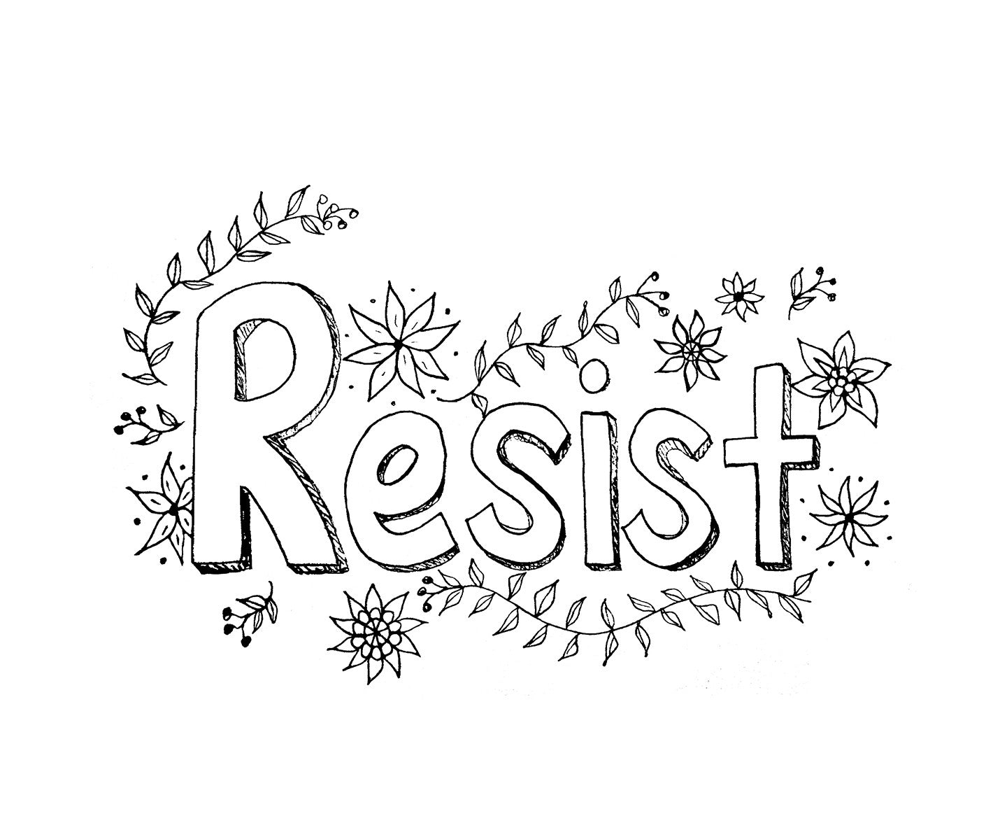Doodle 54/365 - Resist