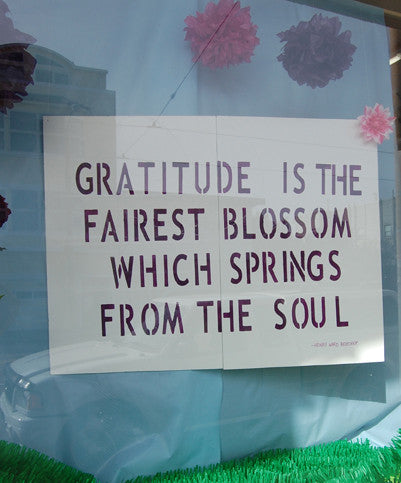 Springtime Gratitude