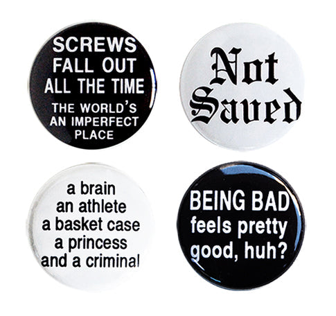 PINBACK BUTTONS