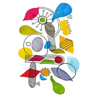 Abstract Shapes 8x10 Art Print by Tanya Madoff