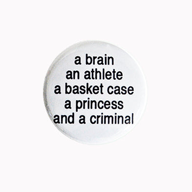 Breakfast Club Necklace - "Each One Of Us Is A Brain, Athlete, Basket