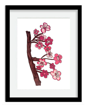 Cherry Blossoms 8x10 Art Print by Tanya Madoff