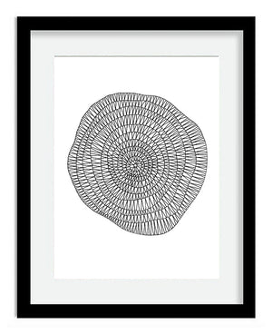 Circles and Triangles 8 x 10 Art Print by Tanya Madoff