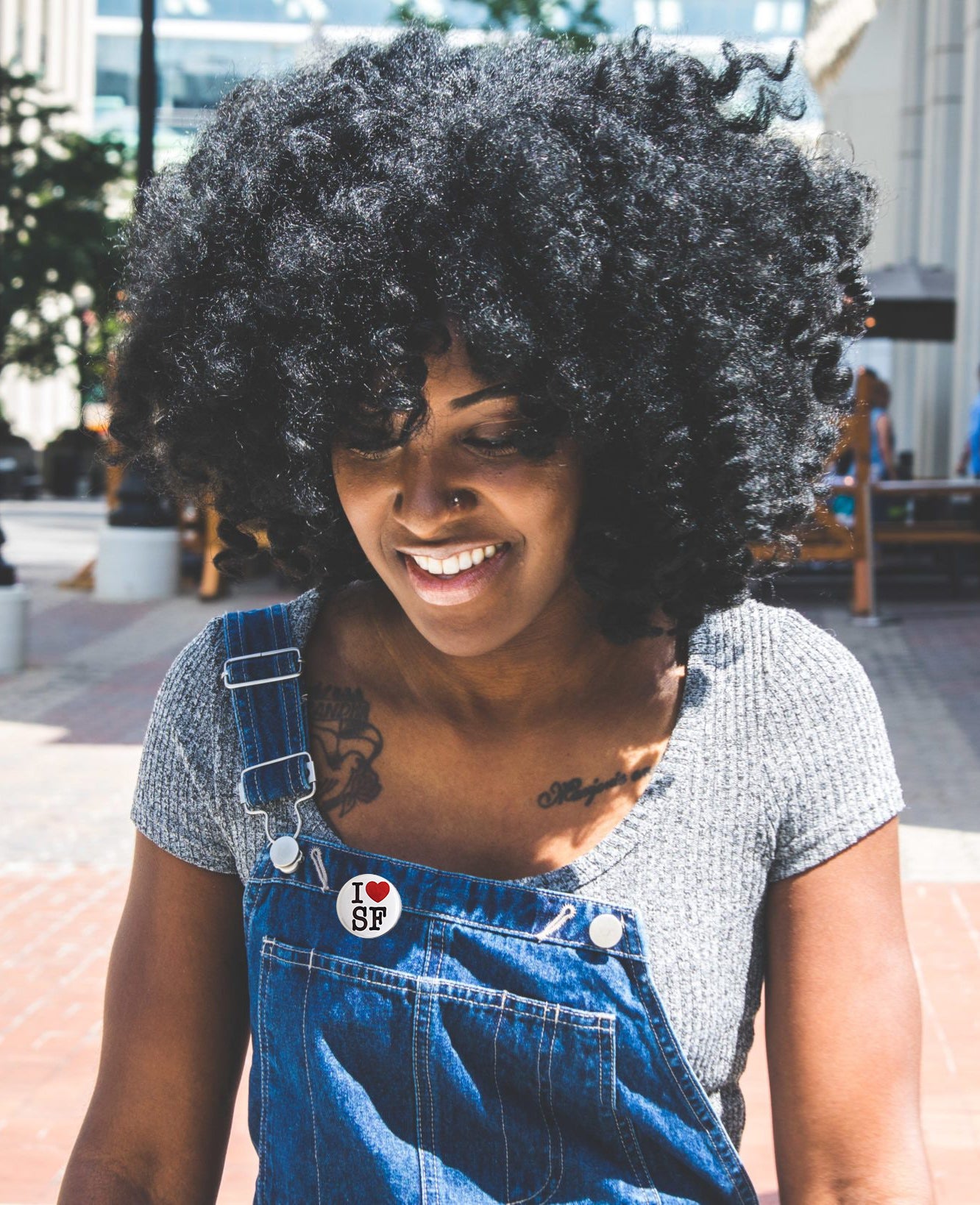 I Love SF - 1" Pin or Magnet