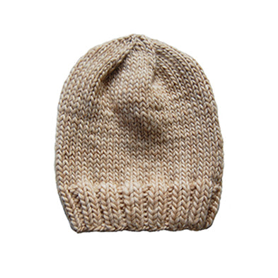 Outer Sunset Hat - Oatmeal, Knitted by Hand
