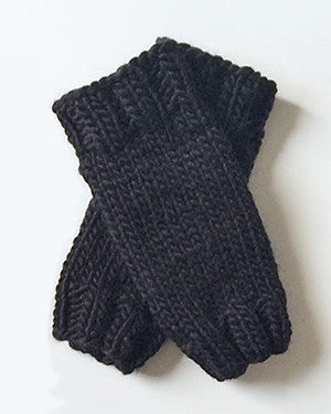 Outer Sunset Fingerless Mitts - Onyx (Black)