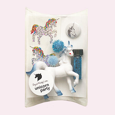 The Unicorn Party Pack in Blue - the perfect party favor or stocking stuffer for unicorn lovers!