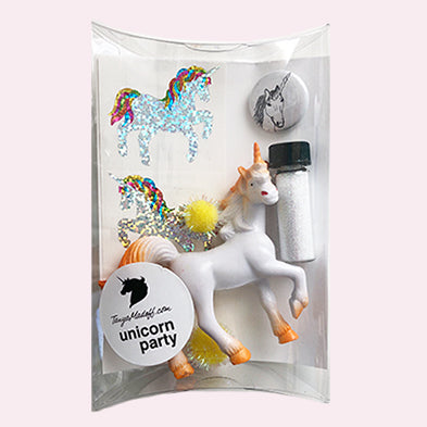 The Unicorn Party Pack in Blue - the perfect party favor or stocking stuffer for unicorn lovers!